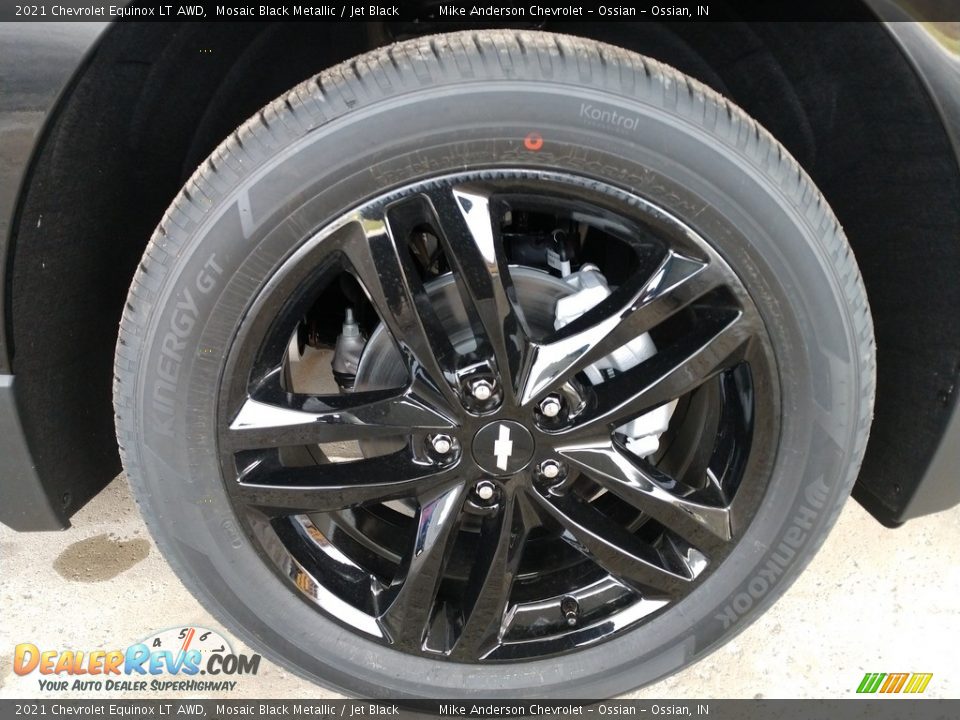 2021 Chevrolet Equinox LT AWD Mosaic Black Metallic / Jet Black Photo #13