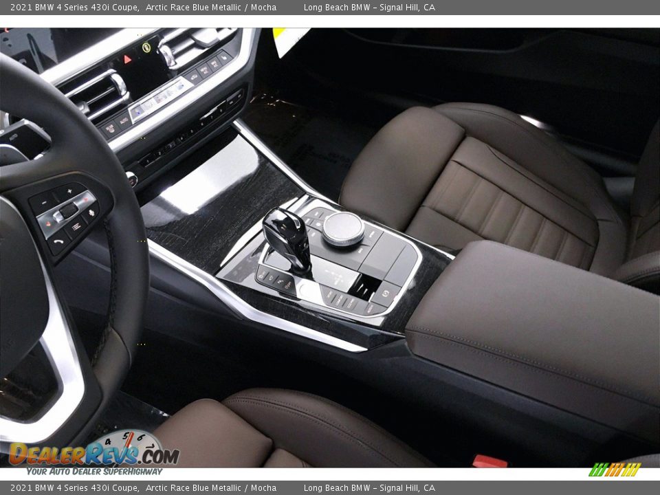 2021 BMW 4 Series 430i Coupe Arctic Race Blue Metallic / Mocha Photo #8