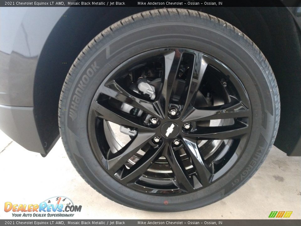 2021 Chevrolet Equinox LT AWD Mosaic Black Metallic / Jet Black Photo #16