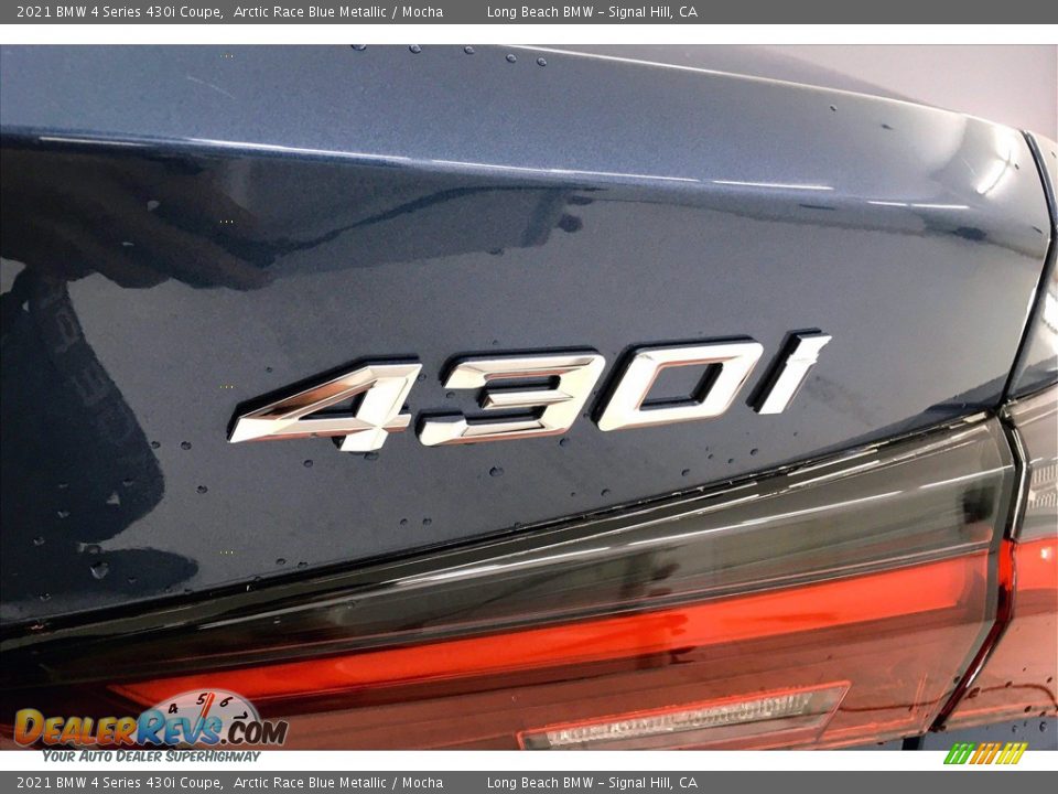 2021 BMW 4 Series 430i Coupe Arctic Race Blue Metallic / Mocha Photo #16