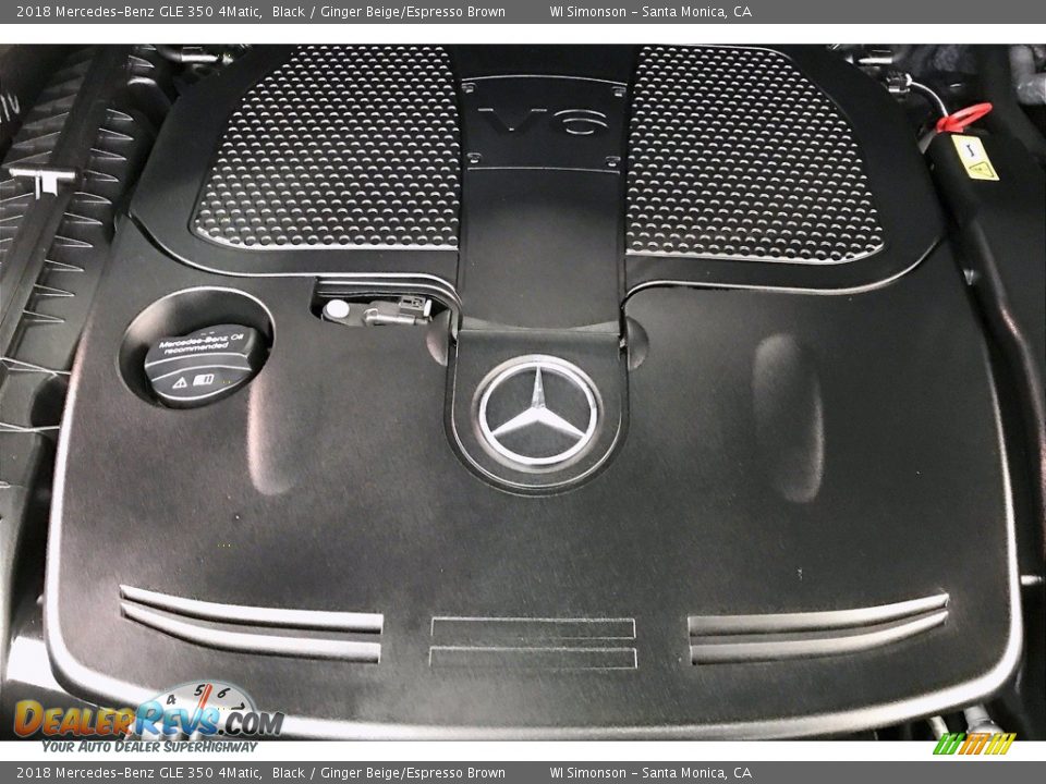 2018 Mercedes-Benz GLE 350 4Matic Black / Ginger Beige/Espresso Brown Photo #32