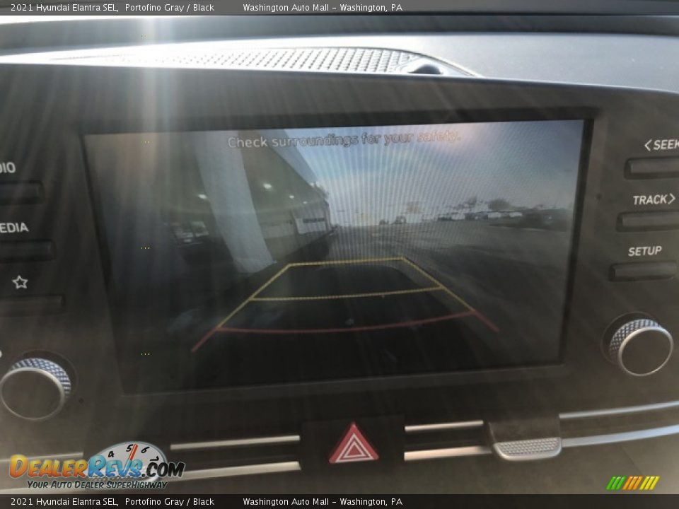 2021 Hyundai Elantra SEL Portofino Gray / Black Photo #5