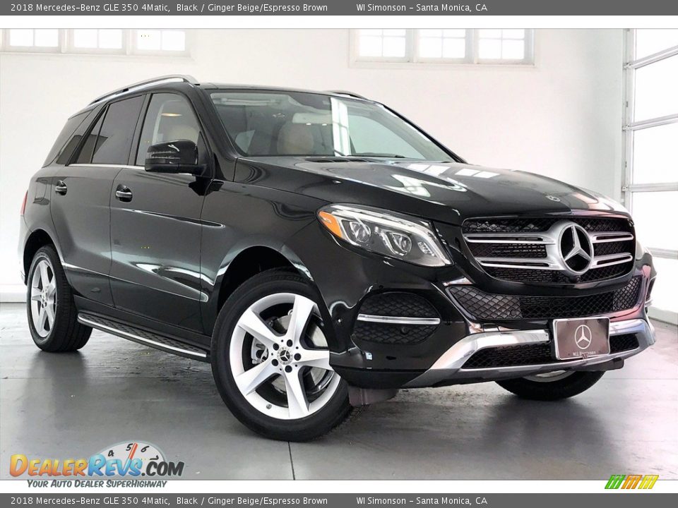 2018 Mercedes-Benz GLE 350 4Matic Black / Ginger Beige/Espresso Brown Photo #34