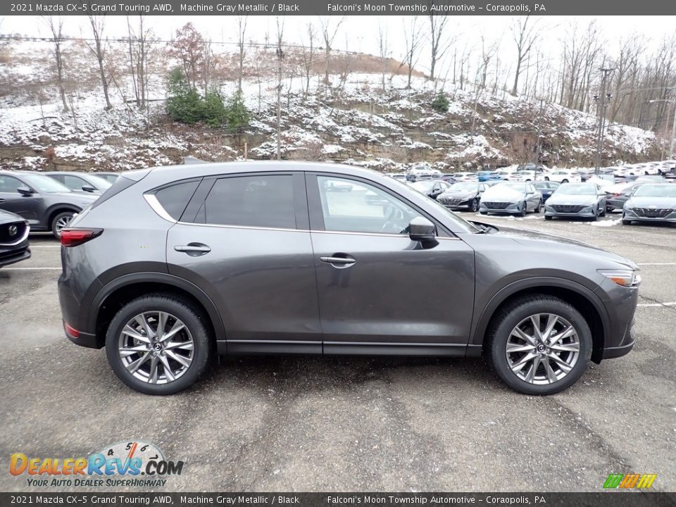 2021 Mazda CX-5 Grand Touring AWD Machine Gray Metallic / Black Photo #1