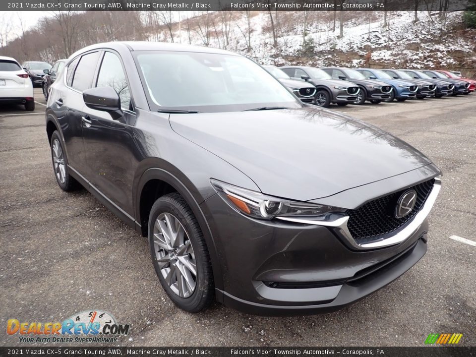 2021 Mazda CX-5 Grand Touring AWD Machine Gray Metallic / Black Photo #3