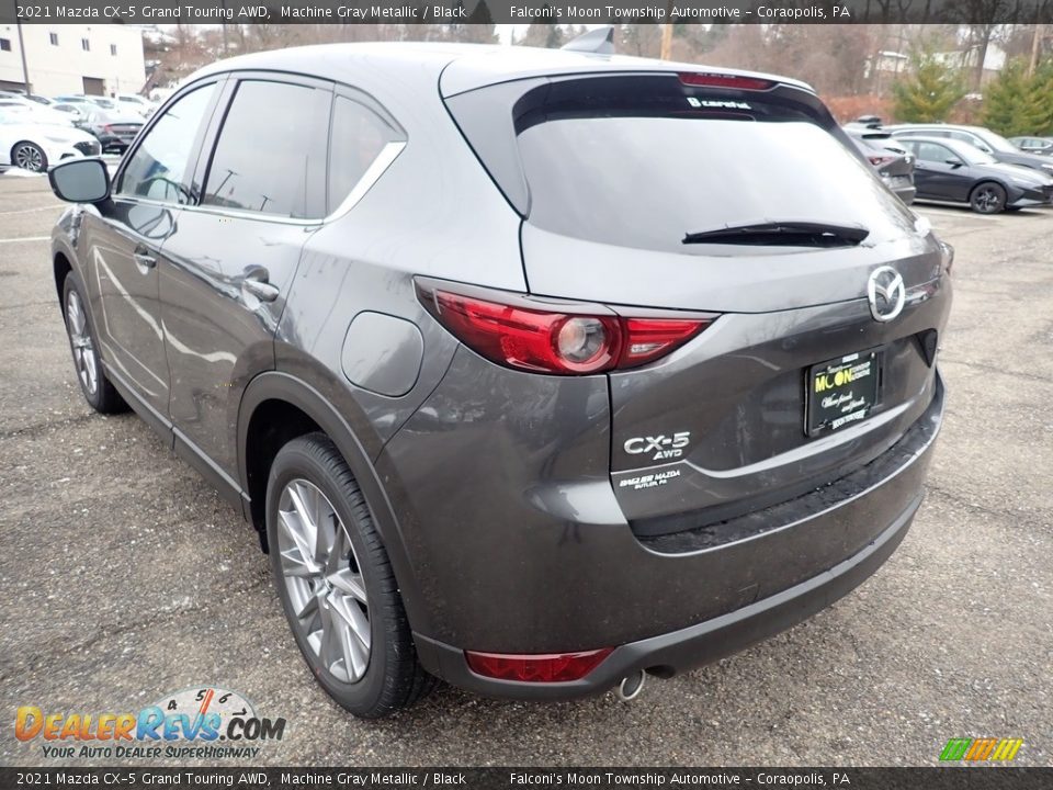 2021 Mazda CX-5 Grand Touring AWD Machine Gray Metallic / Black Photo #6