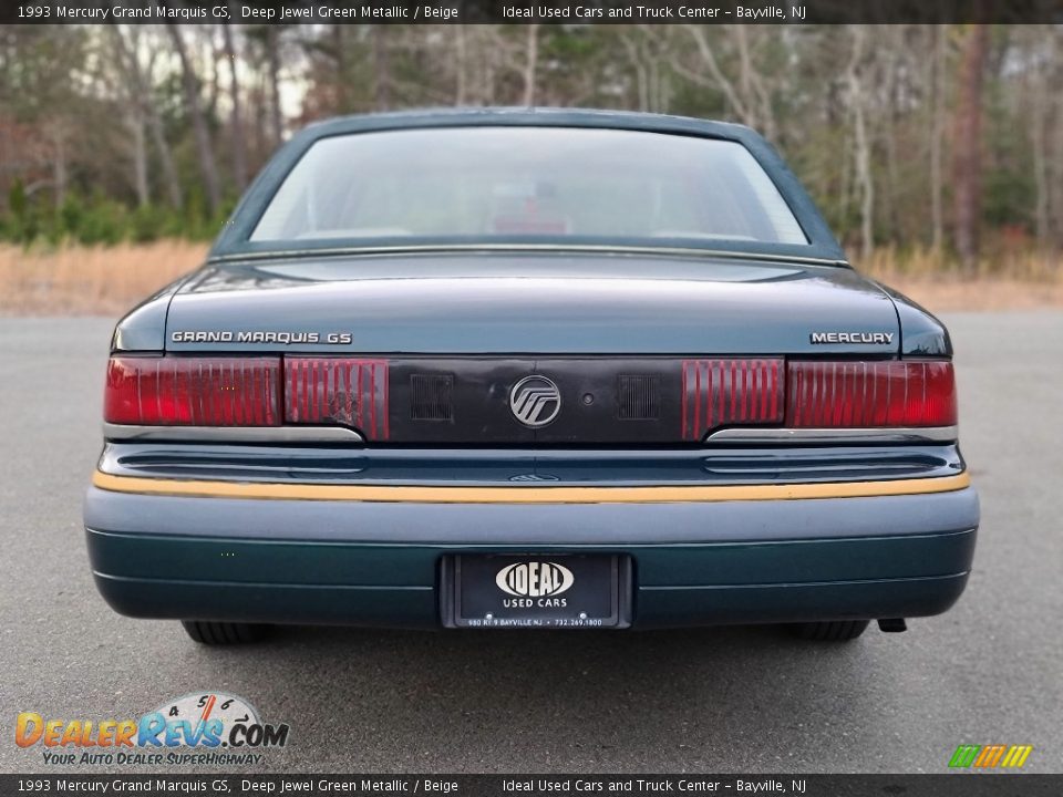 Deep Jewel Green Metallic 1993 Mercury Grand Marquis GS Photo #4