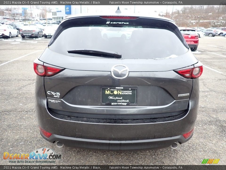 2021 Mazda CX-5 Grand Touring AWD Machine Gray Metallic / Black Photo #7