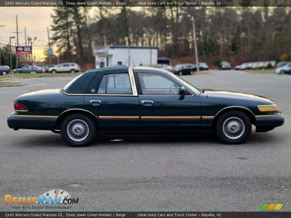 Deep Jewel Green Metallic 1993 Mercury Grand Marquis GS Photo #6