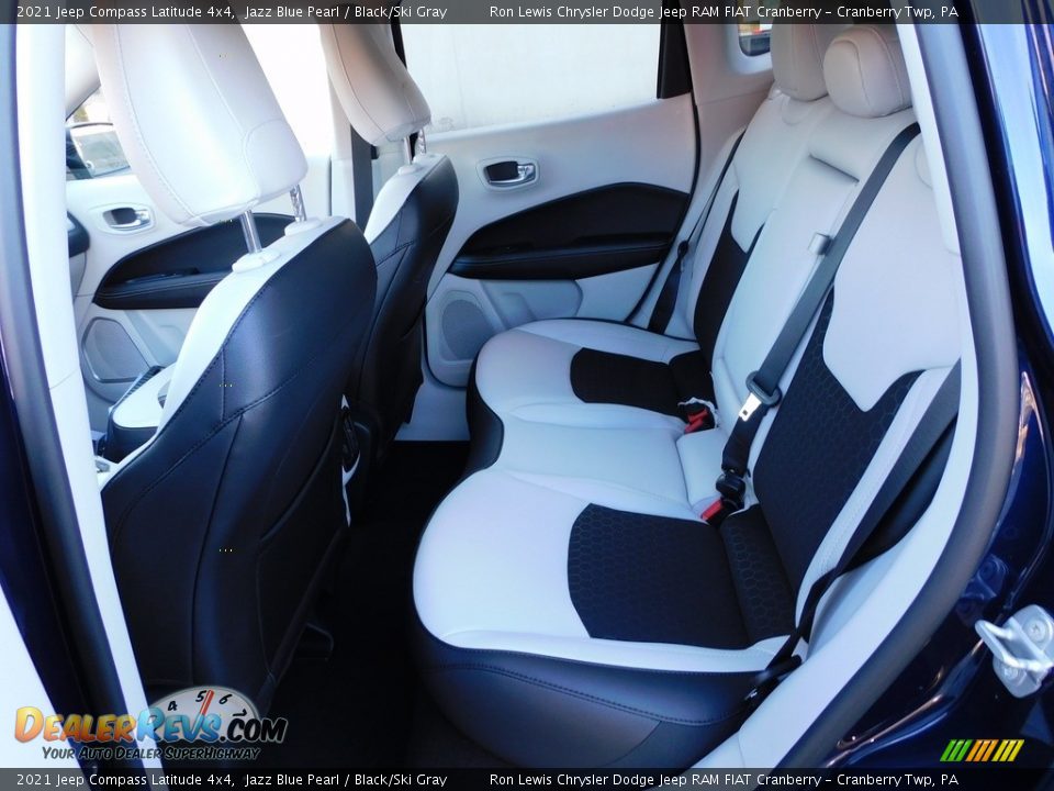 2021 Jeep Compass Latitude 4x4 Jazz Blue Pearl / Black/Ski Gray Photo #13