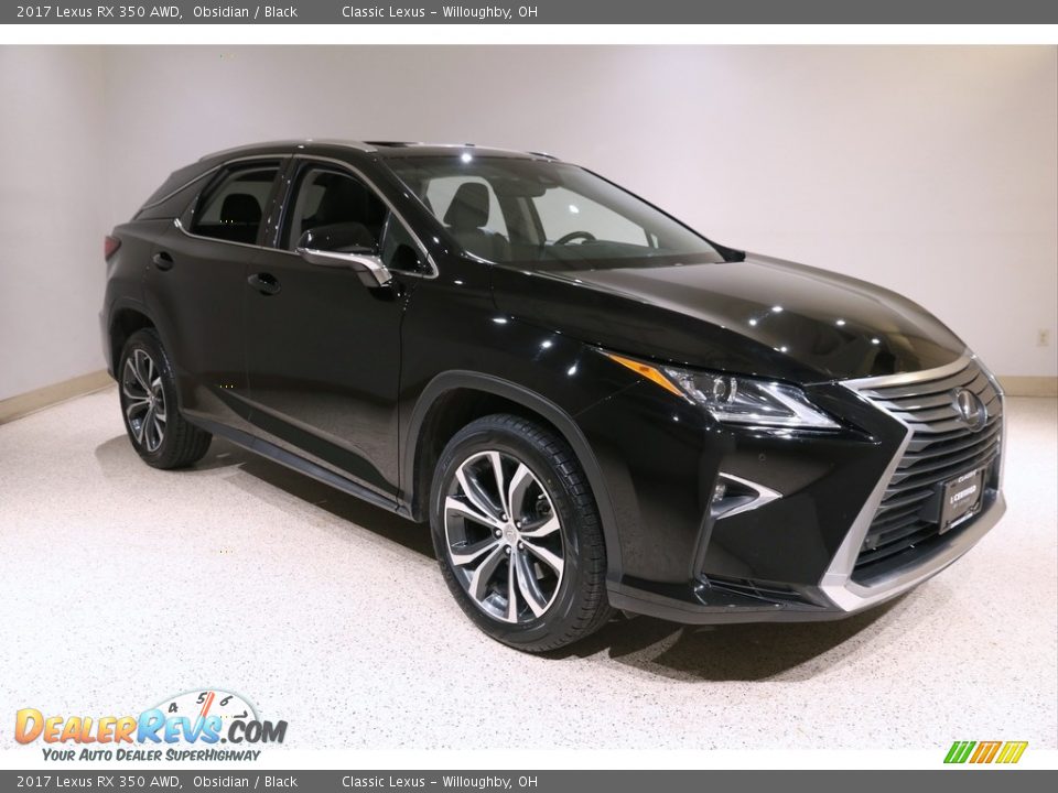 2017 Lexus RX 350 AWD Obsidian / Black Photo #1