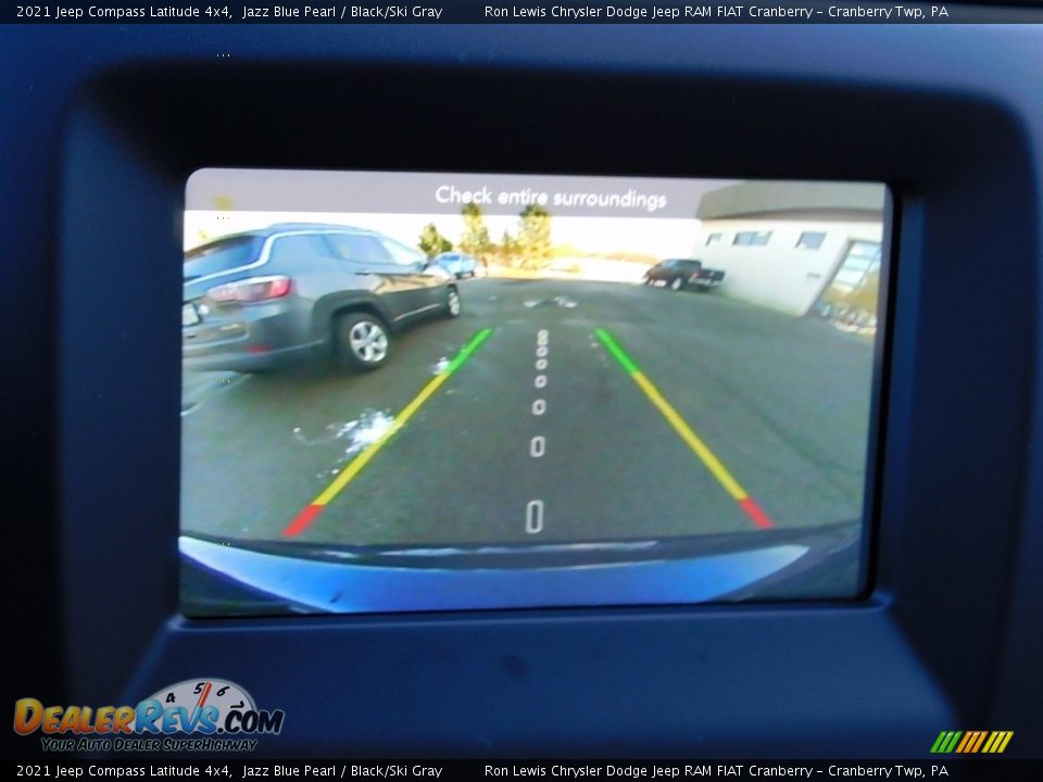 2021 Jeep Compass Latitude 4x4 Jazz Blue Pearl / Black/Ski Gray Photo #18