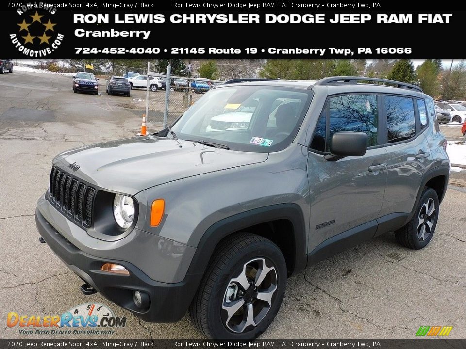 2020 Jeep Renegade Sport 4x4 Sting-Gray / Black Photo #1