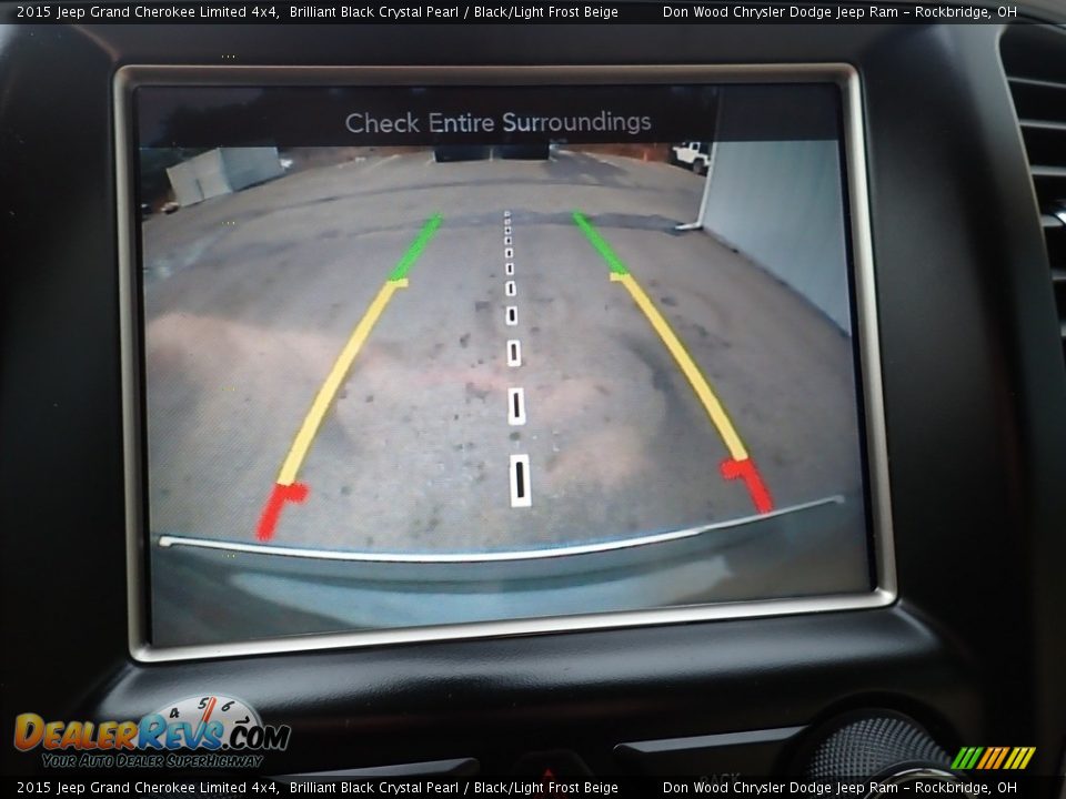 2015 Jeep Grand Cherokee Limited 4x4 Brilliant Black Crystal Pearl / Black/Light Frost Beige Photo #4