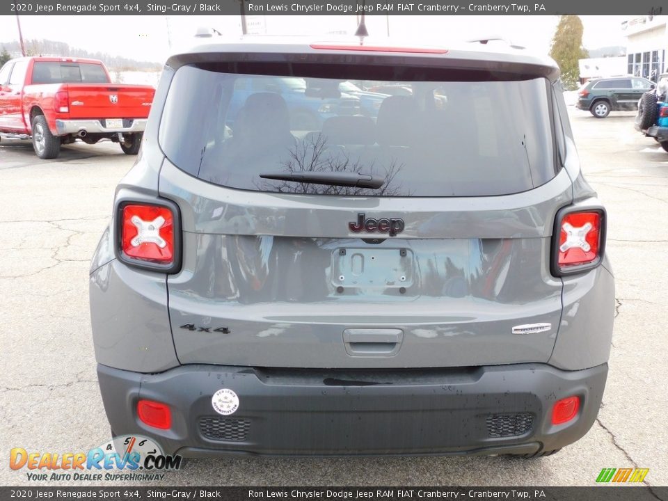 2020 Jeep Renegade Sport 4x4 Sting-Gray / Black Photo #6