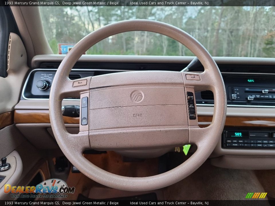 1993 Mercury Grand Marquis GS Steering Wheel Photo #22