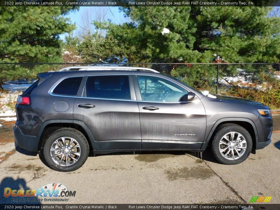 2020 Jeep Cherokee Latitude Plus Granite Crystal Metallic / Black Photo #4