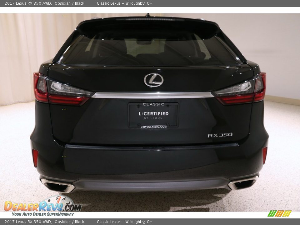 2017 Lexus RX 350 AWD Obsidian / Black Photo #35