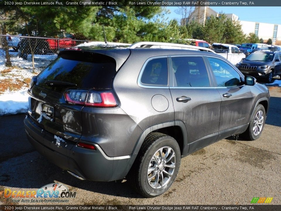 2020 Jeep Cherokee Latitude Plus Granite Crystal Metallic / Black Photo #5