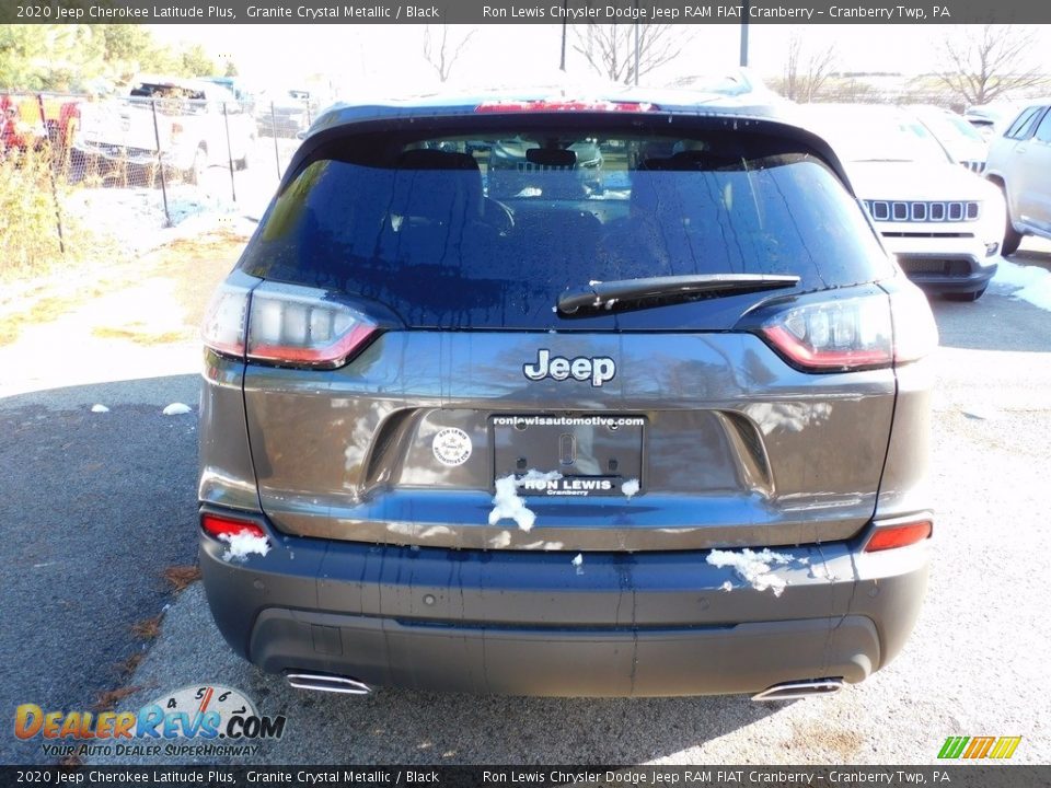 2020 Jeep Cherokee Latitude Plus Granite Crystal Metallic / Black Photo #6