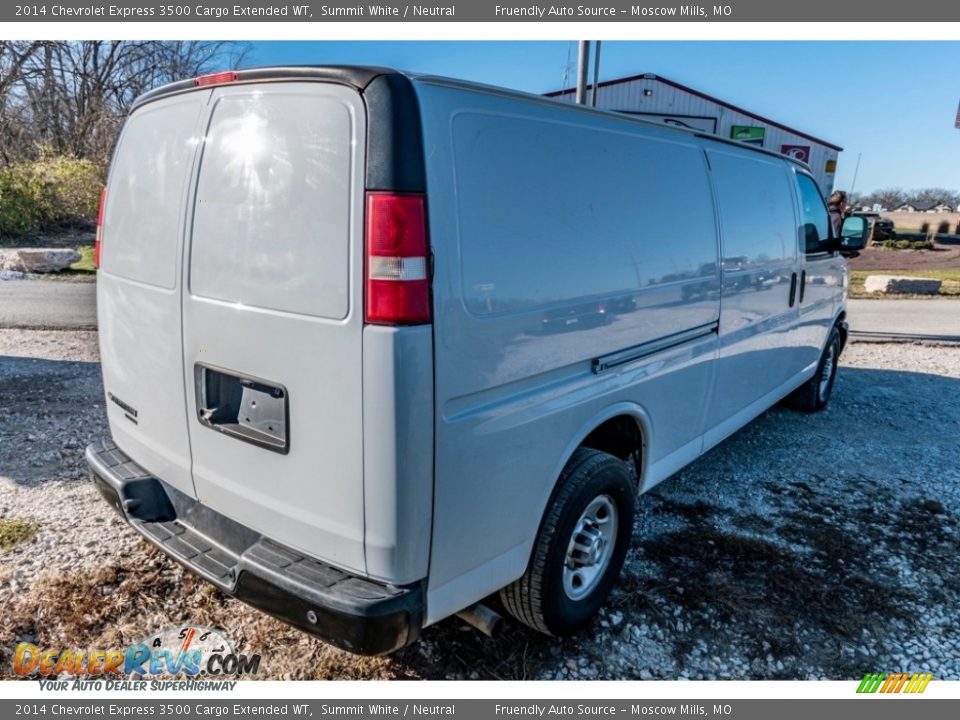 2014 Chevrolet Express 3500 Cargo Extended WT Summit White / Neutral Photo #11