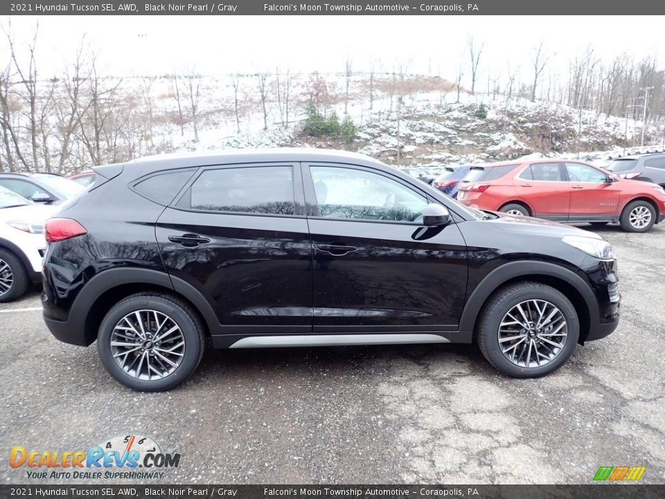 Black Noir Pearl 2021 Hyundai Tucson SEL AWD Photo #1