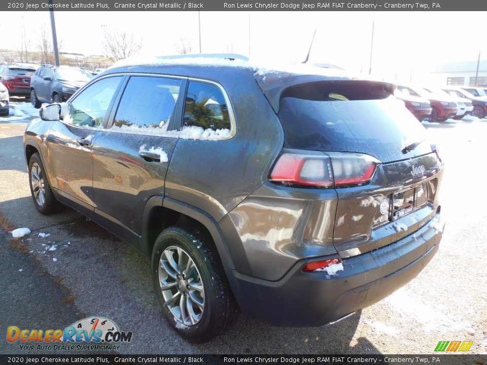 2020 Jeep Cherokee Latitude Plus Granite Crystal Metallic / Black Photo #8