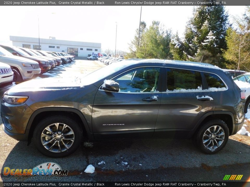 2020 Jeep Cherokee Latitude Plus Granite Crystal Metallic / Black Photo #9