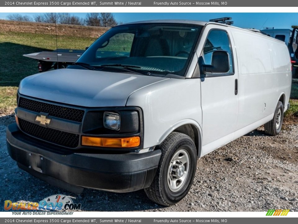 2014 Chevrolet Express 3500 Cargo Extended WT Summit White / Neutral Photo #15