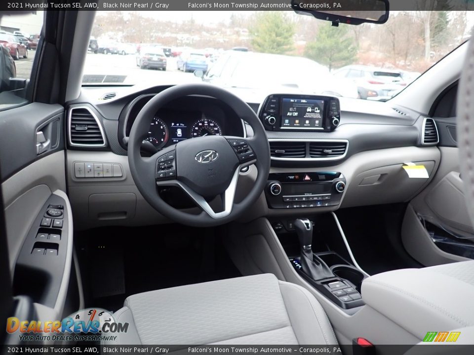 Gray Interior - 2021 Hyundai Tucson SEL AWD Photo #9