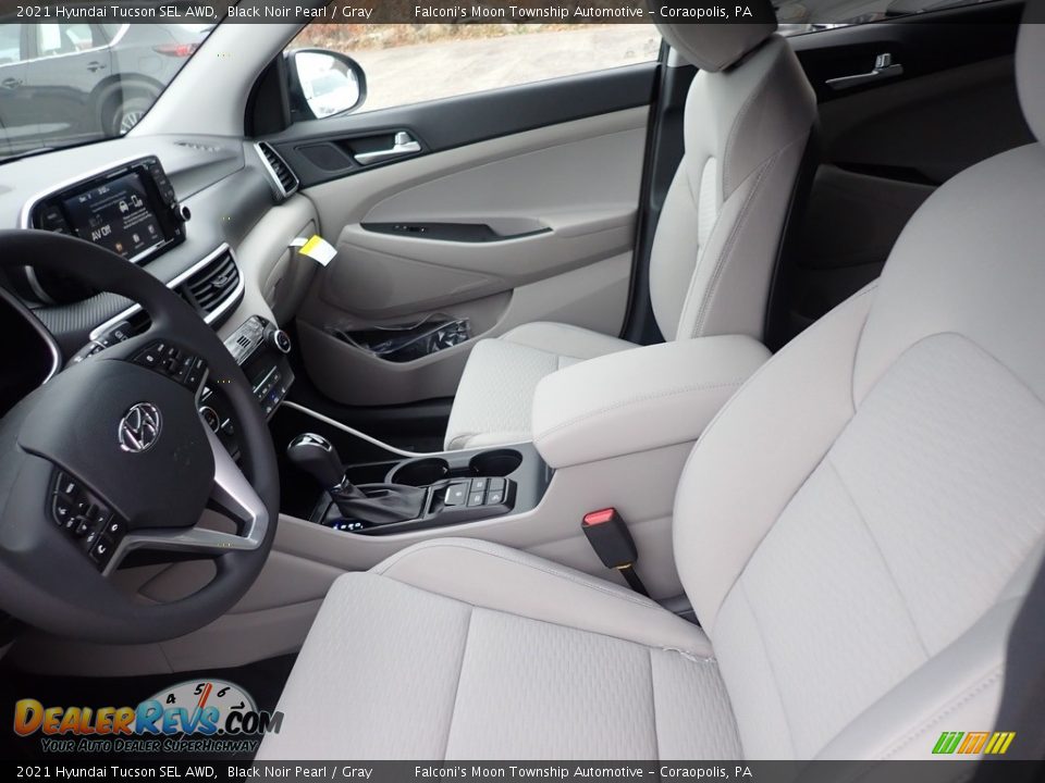 Front Seat of 2021 Hyundai Tucson SEL AWD Photo #10