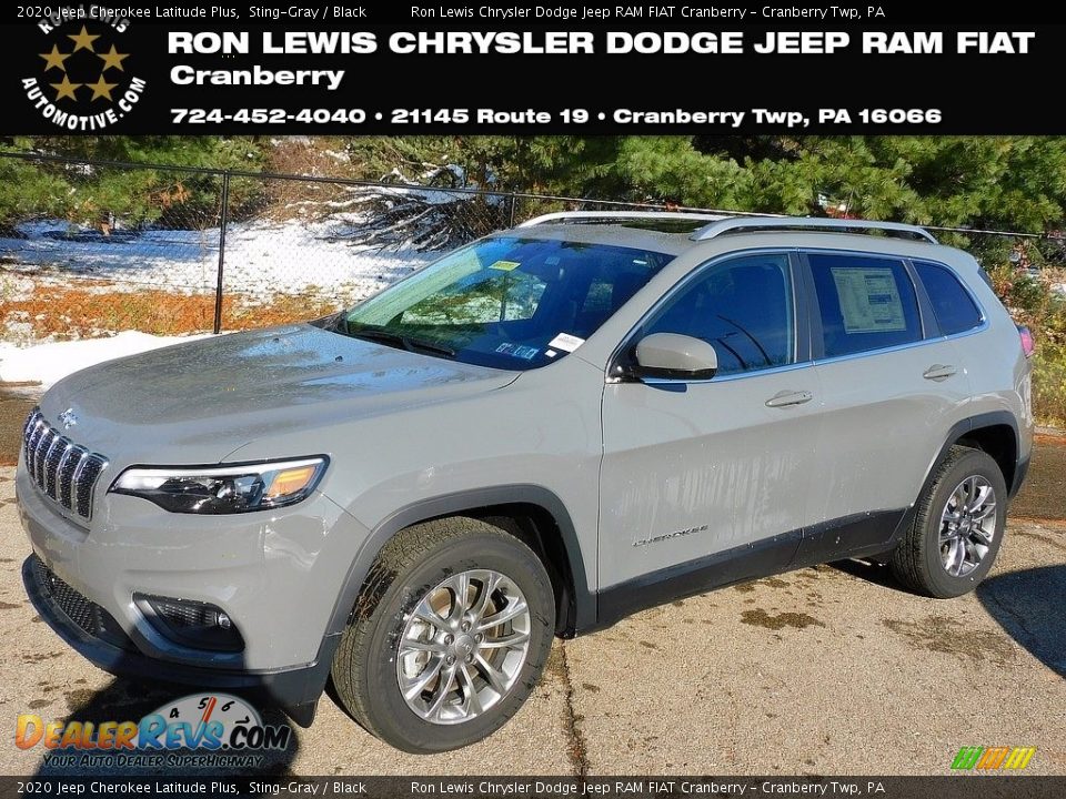 2020 Jeep Cherokee Latitude Plus Sting-Gray / Black Photo #1