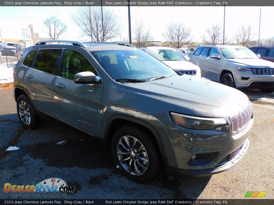 2020 Jeep Cherokee Latitude Plus Sting-Gray / Black Photo #3