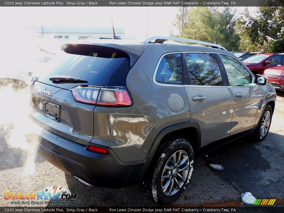 2020 Jeep Cherokee Latitude Plus Sting-Gray / Black Photo #5