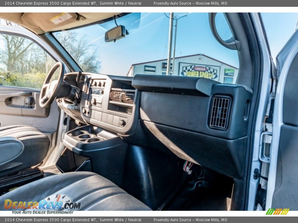 2014 Chevrolet Express 3500 Cargo Extended WT Summit White / Neutral Photo #28