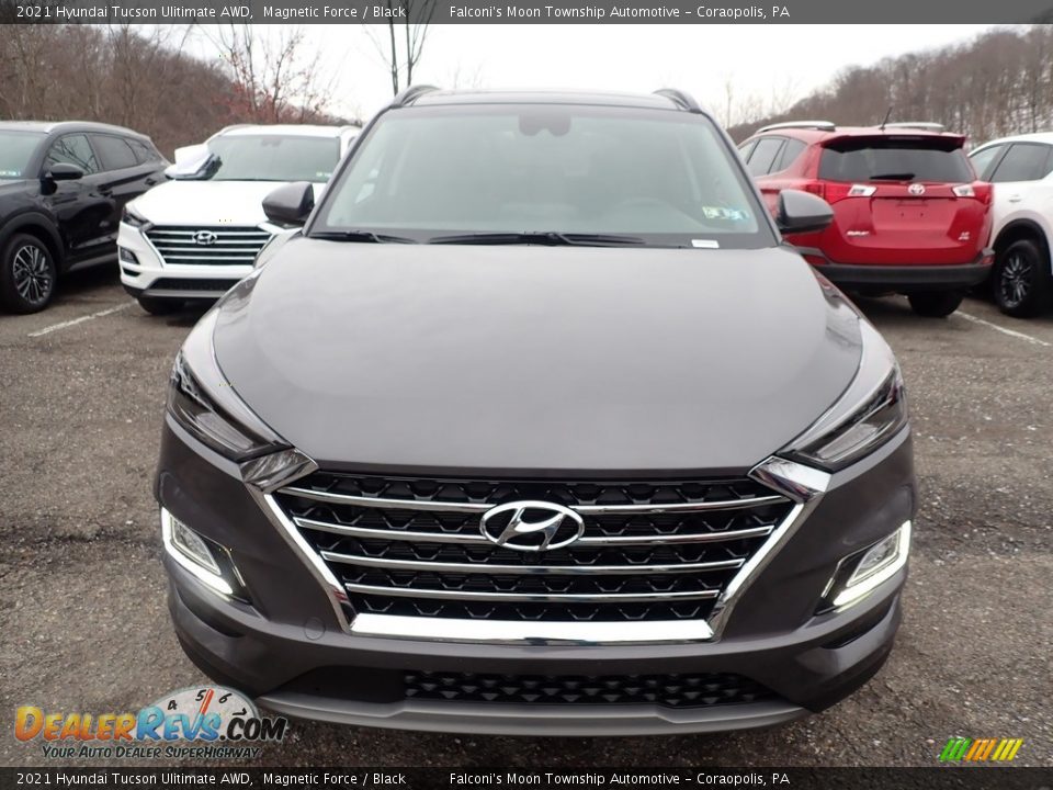 2021 Hyundai Tucson Ulitimate AWD Magnetic Force / Black Photo #4