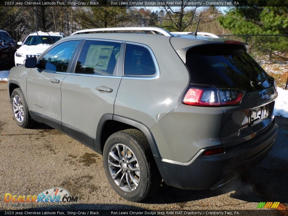 2020 Jeep Cherokee Latitude Plus Sting-Gray / Black Photo #8