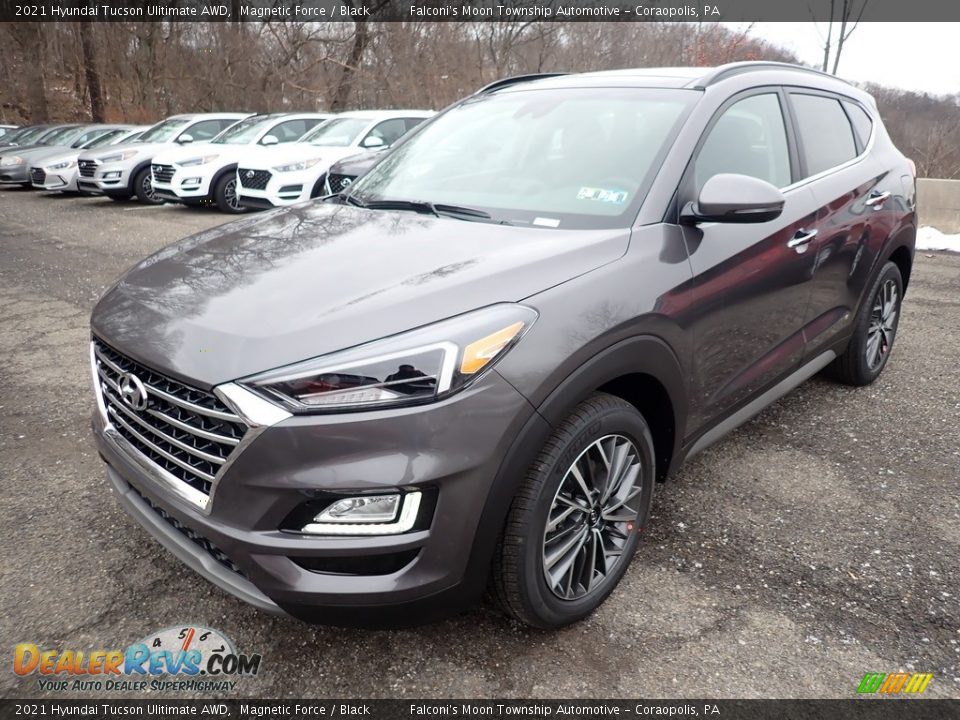 Front 3/4 View of 2021 Hyundai Tucson Ulitimate AWD Photo #5