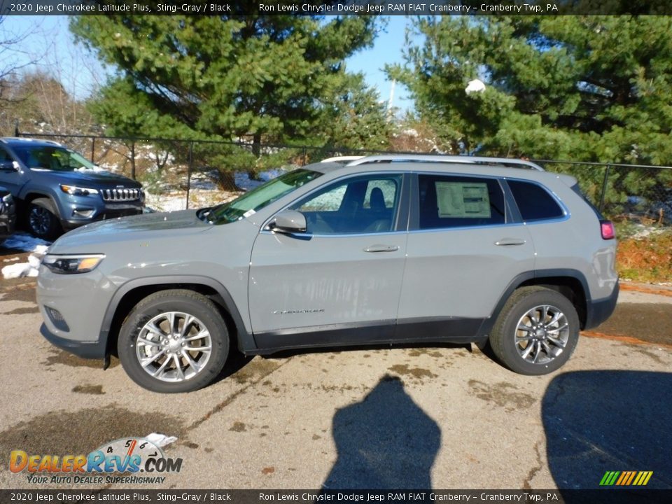 2020 Jeep Cherokee Latitude Plus Sting-Gray / Black Photo #9