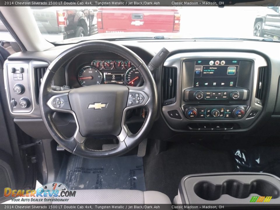 2014 Chevrolet Silverado 1500 LT Double Cab 4x4 Tungsten Metallic / Jet Black/Dark Ash Photo #3