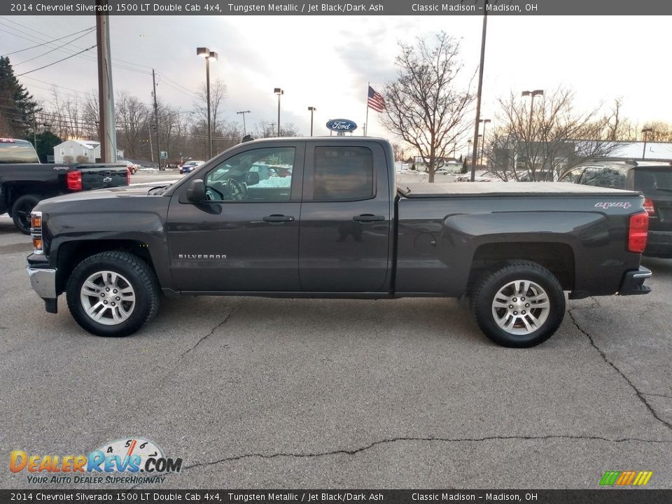 2014 Chevrolet Silverado 1500 LT Double Cab 4x4 Tungsten Metallic / Jet Black/Dark Ash Photo #5