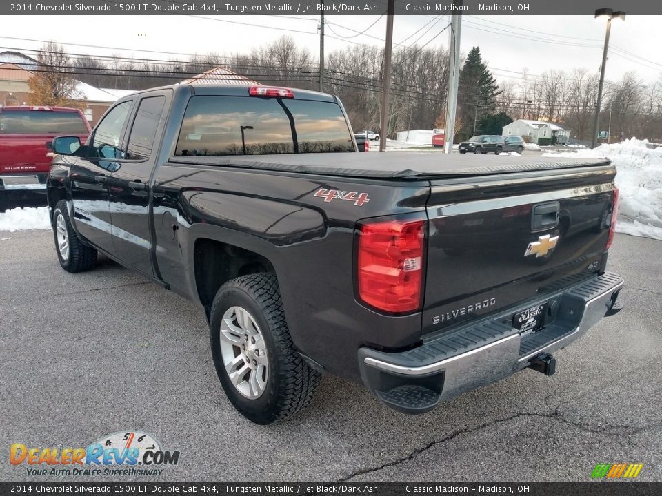 2014 Chevrolet Silverado 1500 LT Double Cab 4x4 Tungsten Metallic / Jet Black/Dark Ash Photo #6