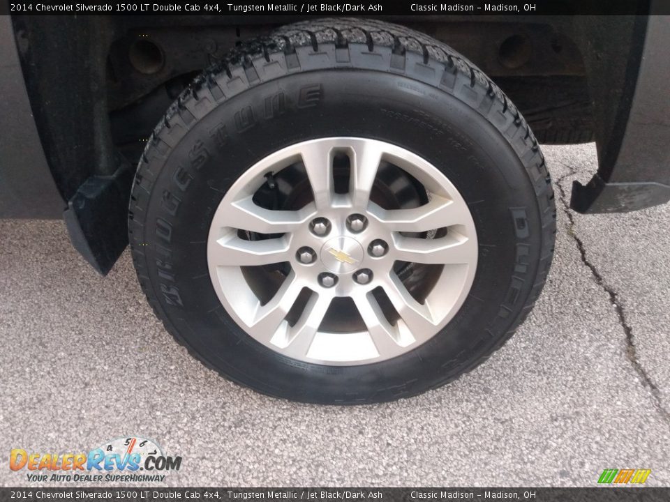 2014 Chevrolet Silverado 1500 LT Double Cab 4x4 Tungsten Metallic / Jet Black/Dark Ash Photo #9