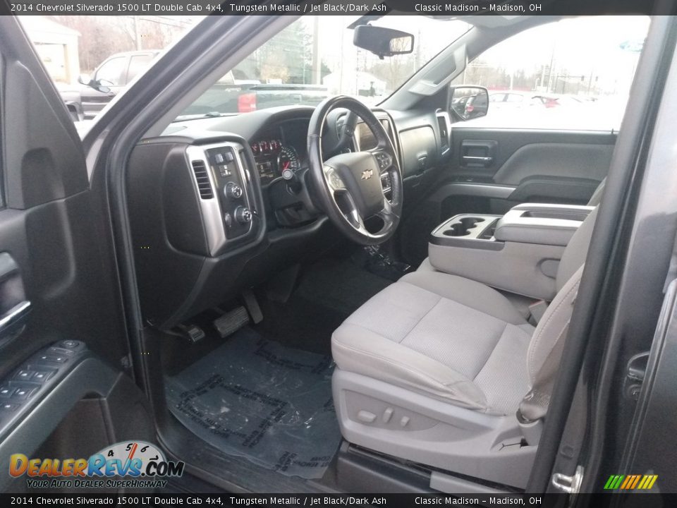 2014 Chevrolet Silverado 1500 LT Double Cab 4x4 Tungsten Metallic / Jet Black/Dark Ash Photo #10