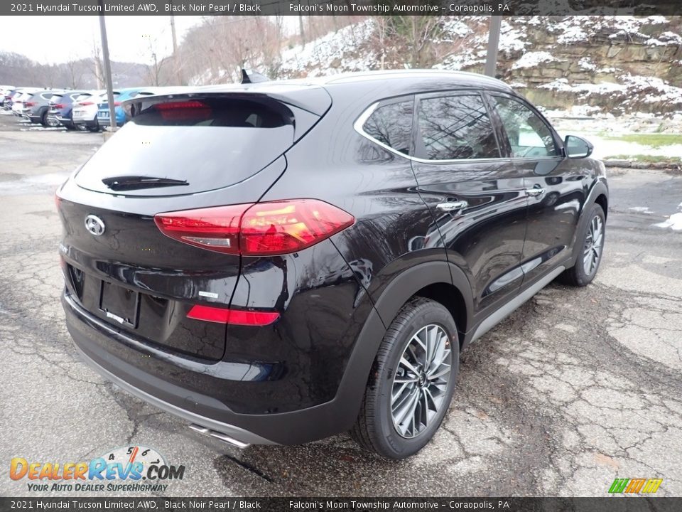 2021 Hyundai Tucson Limited AWD Black Noir Pearl / Black Photo #2