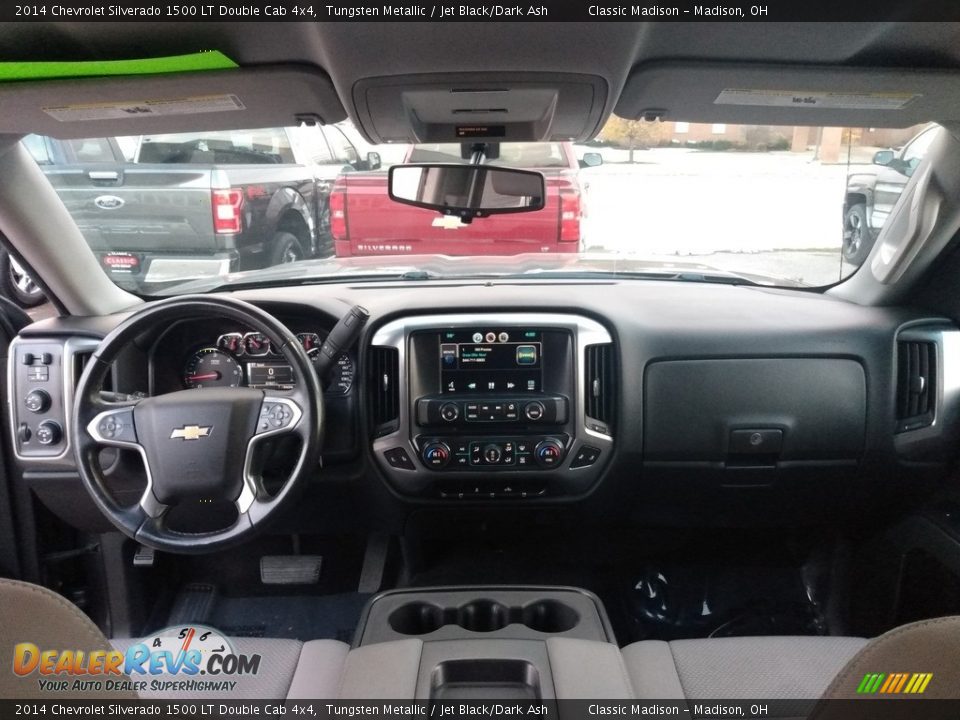 2014 Chevrolet Silverado 1500 LT Double Cab 4x4 Tungsten Metallic / Jet Black/Dark Ash Photo #11