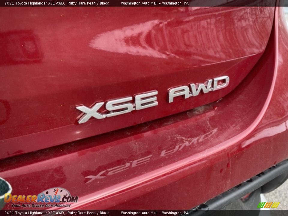 2021 Toyota Highlander XSE AWD Ruby Flare Pearl / Black Photo #25