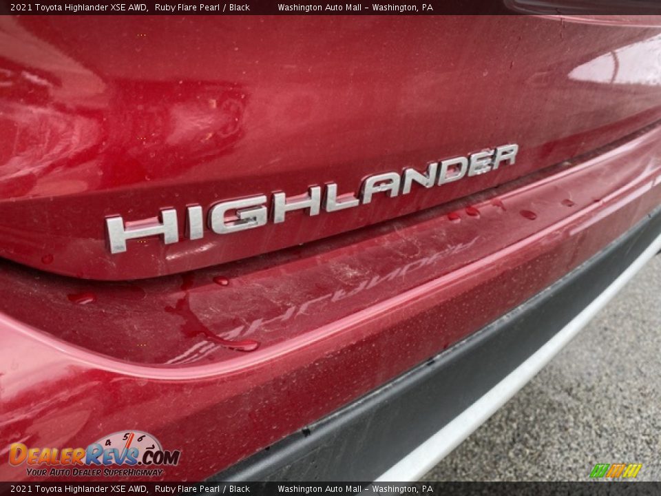 2021 Toyota Highlander XSE AWD Ruby Flare Pearl / Black Photo #26