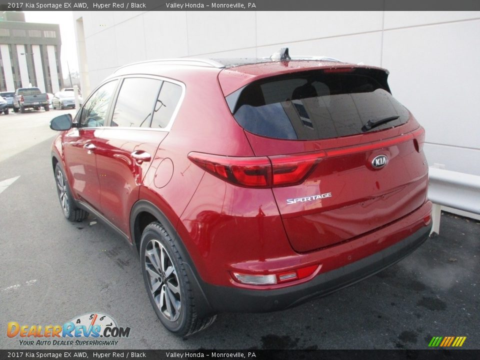 2017 Kia Sportage EX AWD Hyper Red / Black Photo #3