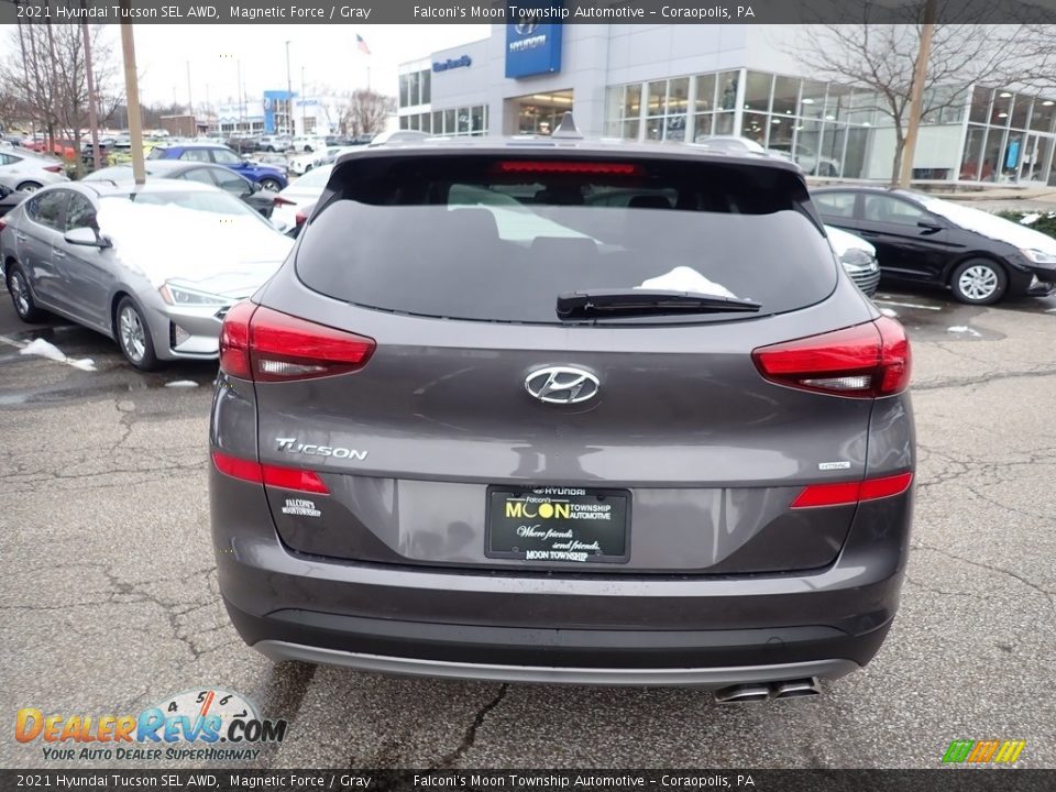 2021 Hyundai Tucson SEL AWD Magnetic Force / Gray Photo #3